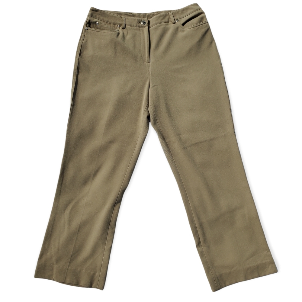 Rafaella Petites Khaki Trouser Pants Size 10P